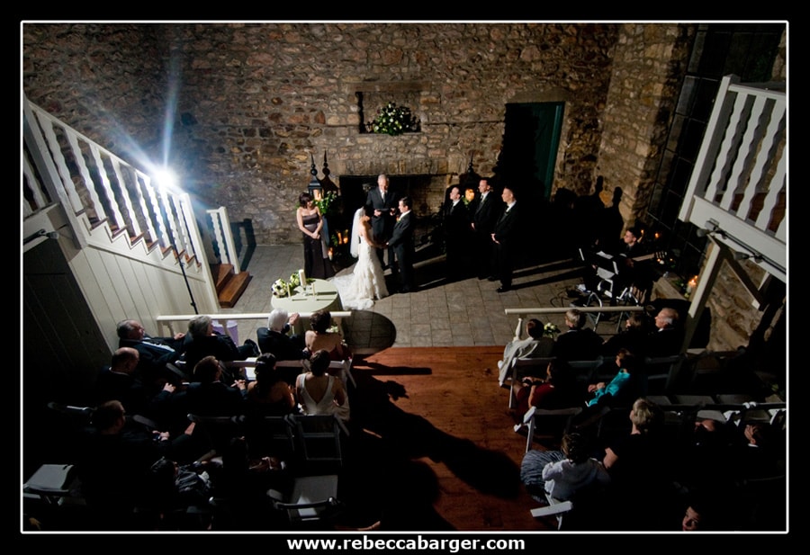 Holly Hedge Estate offers a wonderful indoor ceremony site in the beautiful