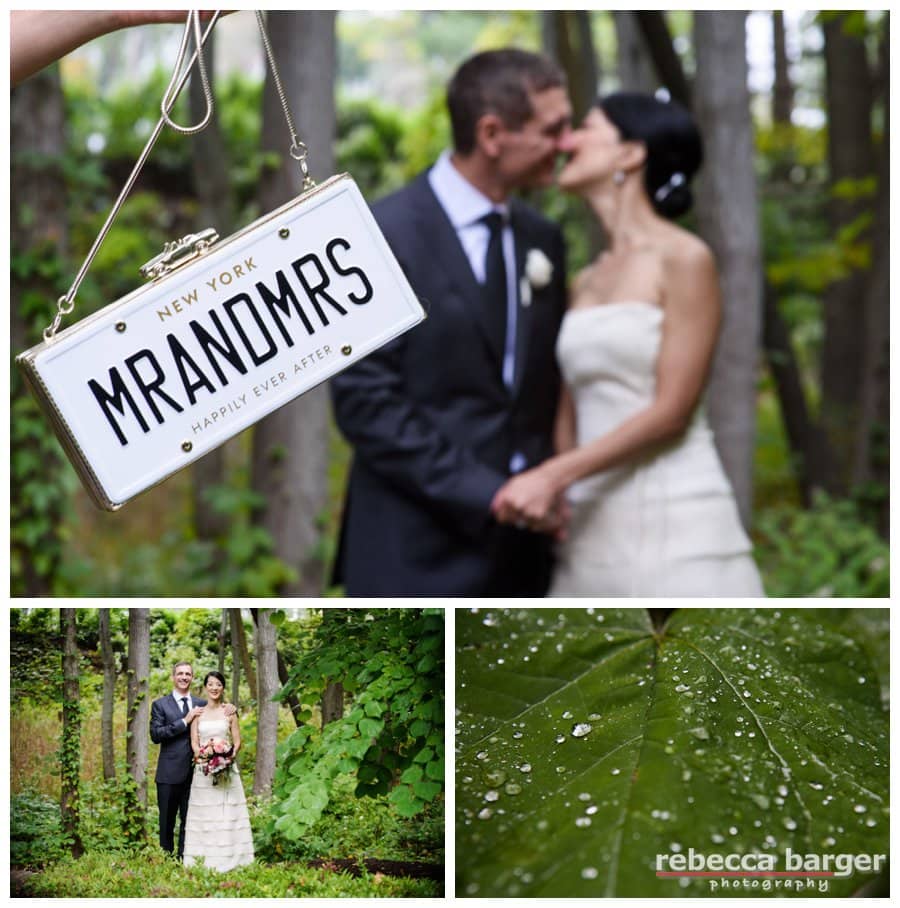 See the fantastic Kate Spade license plate purse for Karen to carry on her wedding day.