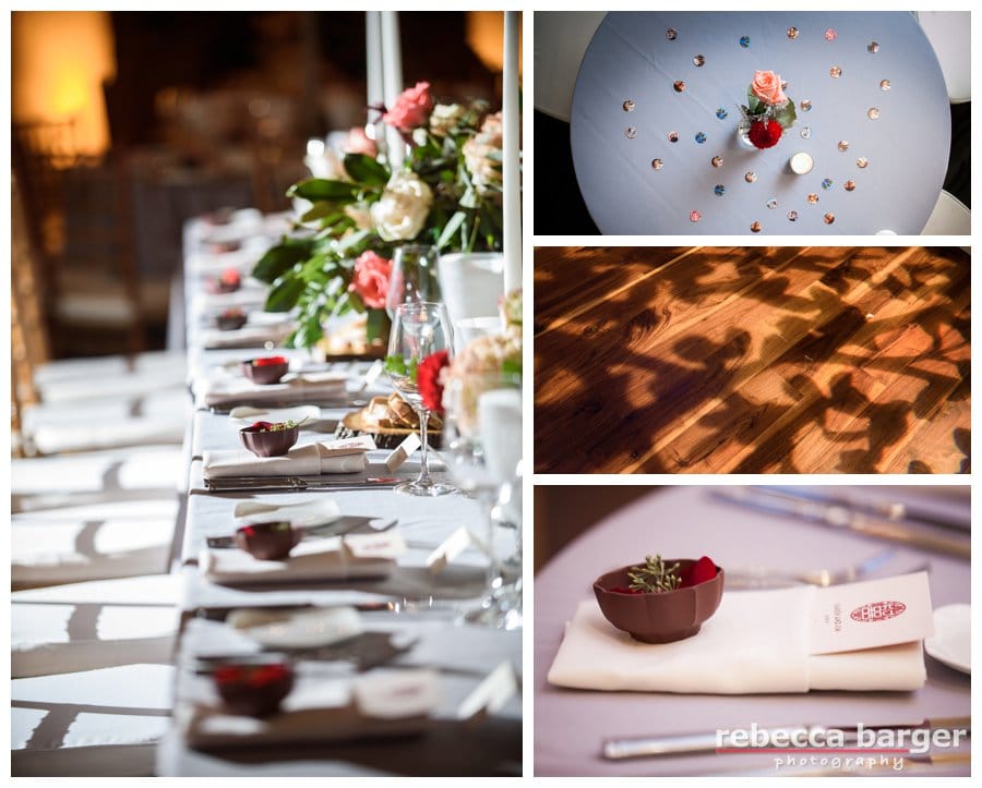 Varied table sizes add to the lovely decor at Pomme, a Peachtree and Ward venue.
