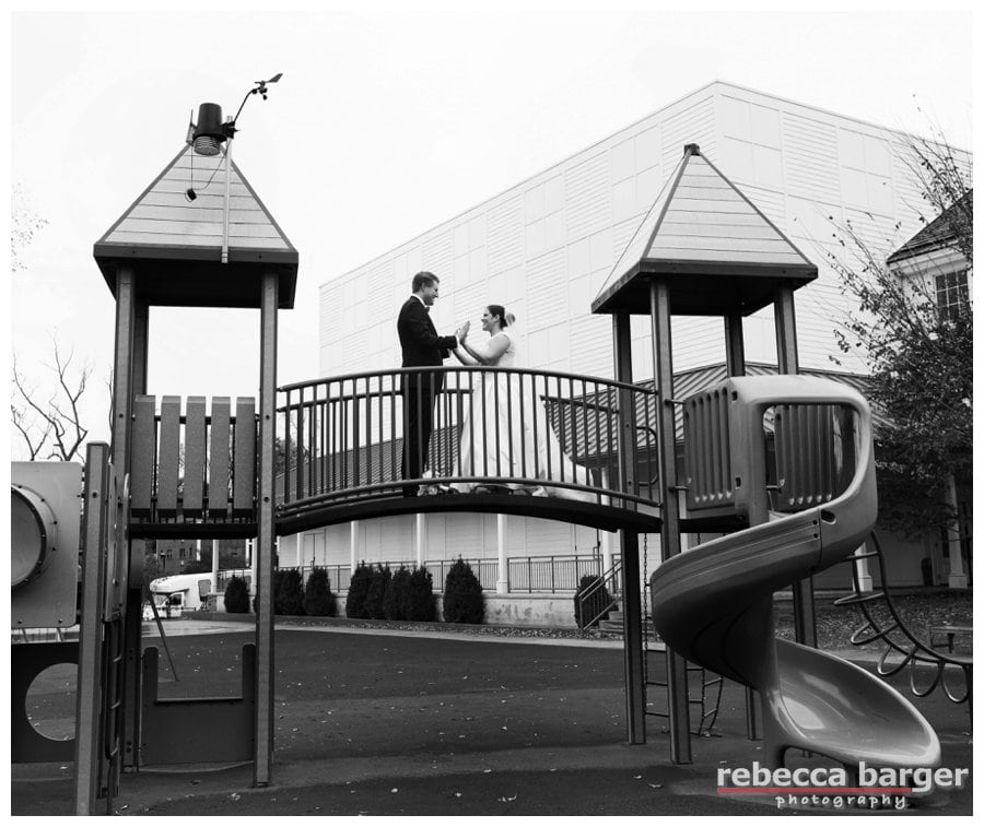 They will build a castle of their own, newlyweds Kiera and Mark at Penn Charter.