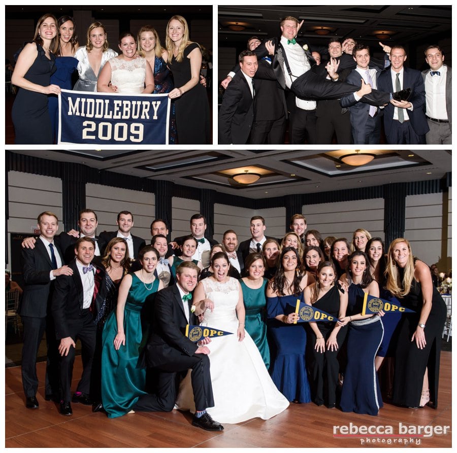 Lots of Penn Charter alumni celebrating Kiera and Marks nuptials.