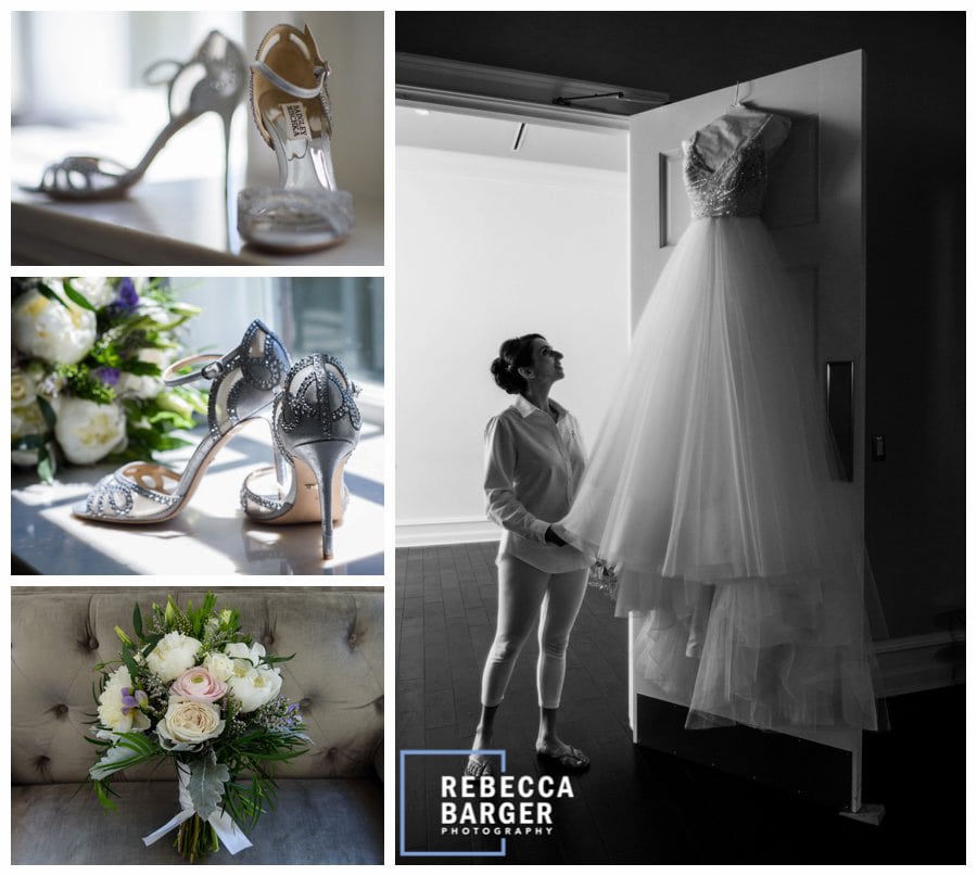 Alessandra always wanted a ballroom wedding gown, and what a glorious gown she chose! Designed by Jim Helm by Hailey Paige from Jennifer's Bridal in Hockessing, DE.