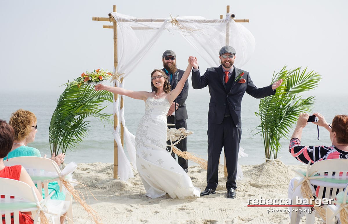 NJ beach wedding