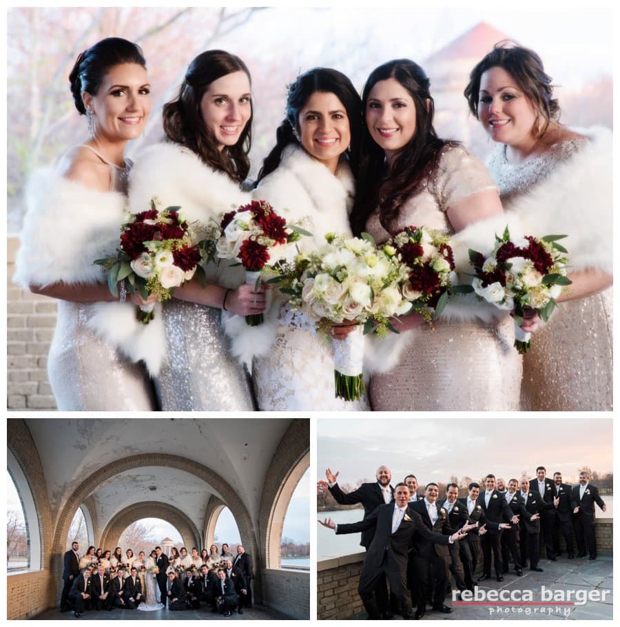 Bridesmaids gowns by