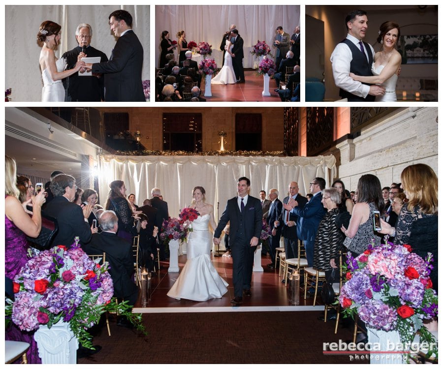 Tracey and Tim say "I do" at Union Trust.