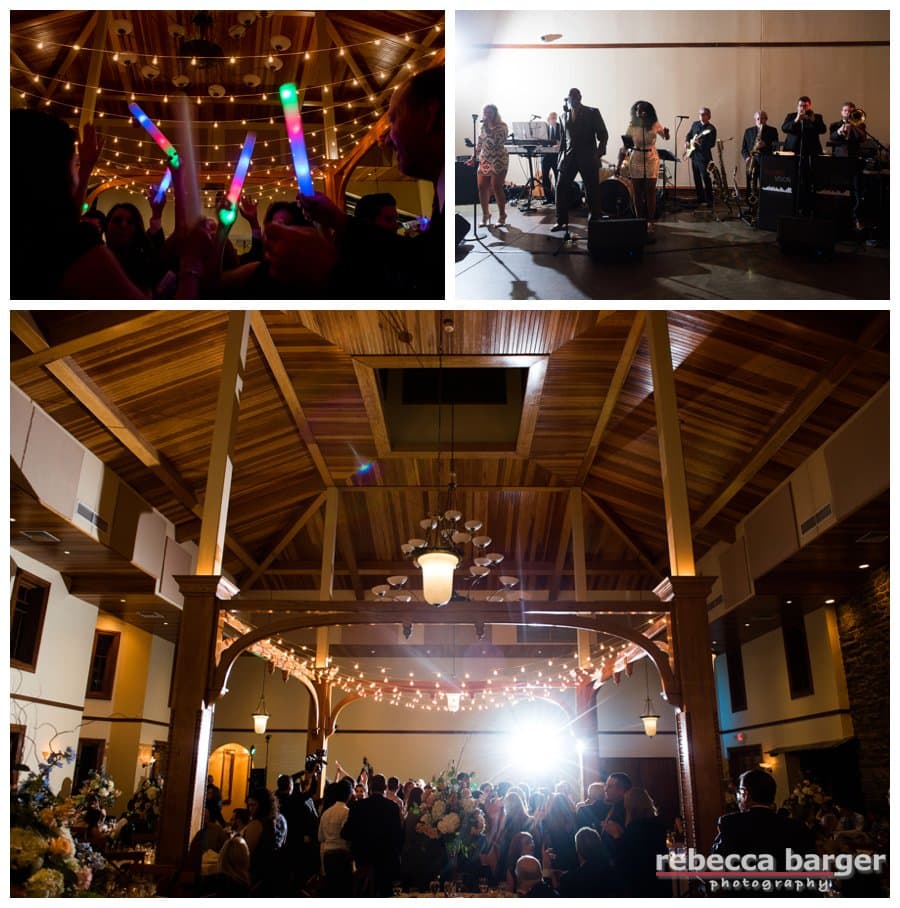 The band 2nd Vision packed the dance floor at Knowlton Mansion.