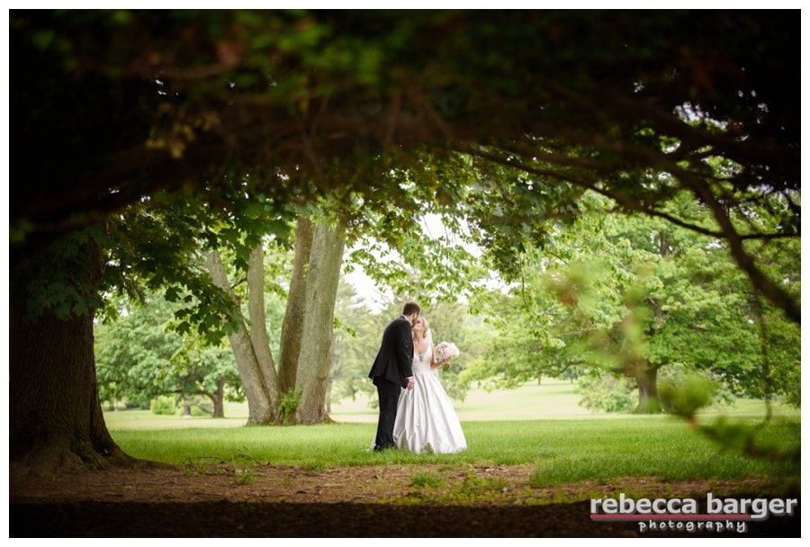 Love this little moment between Stephanie and Michael at Ballroom at Ellis Preserve.