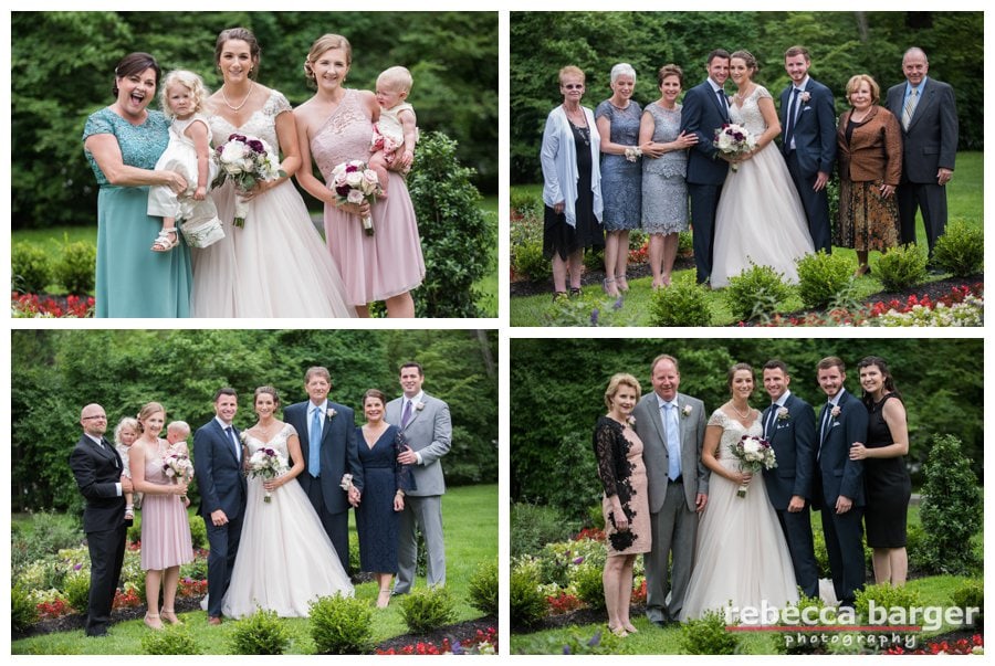 A few family shots from Becca + Dave's wedding at Hotel du Village.