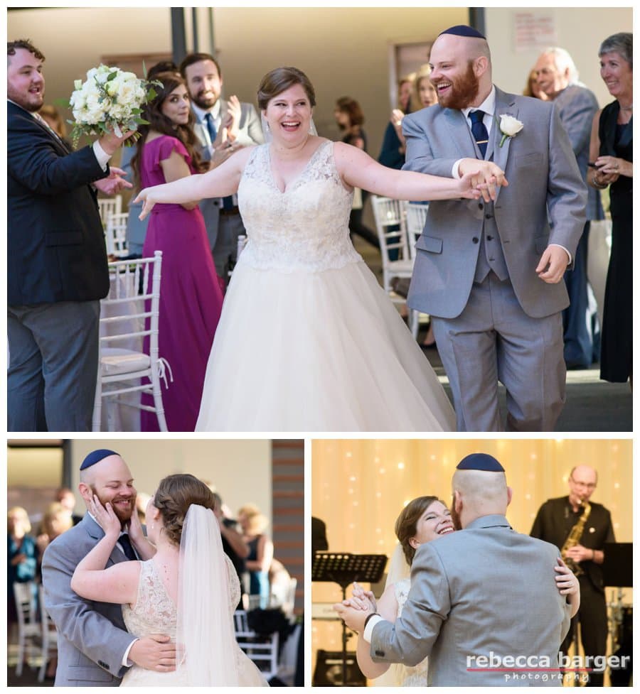 Entrance and first dance by the newlyweds.