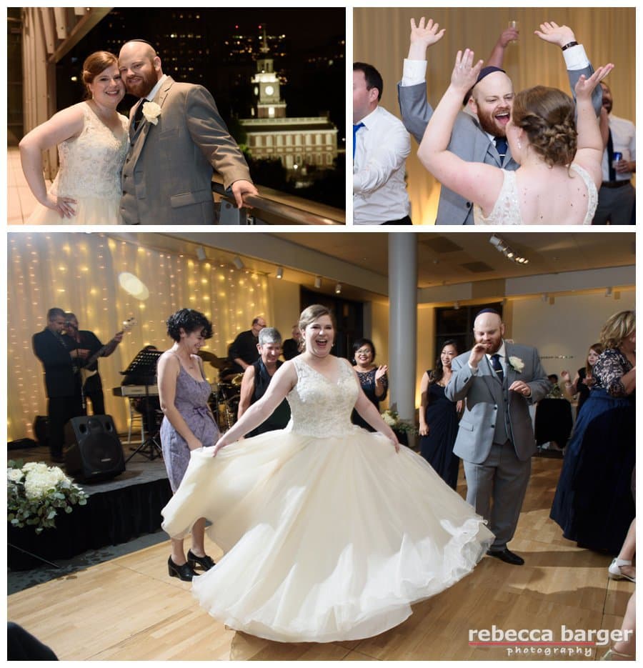 The newlyweds are still dancing strong at the end of the evening. Best Wishes, Katie & Jordan! ~Rebecca Barger Photography