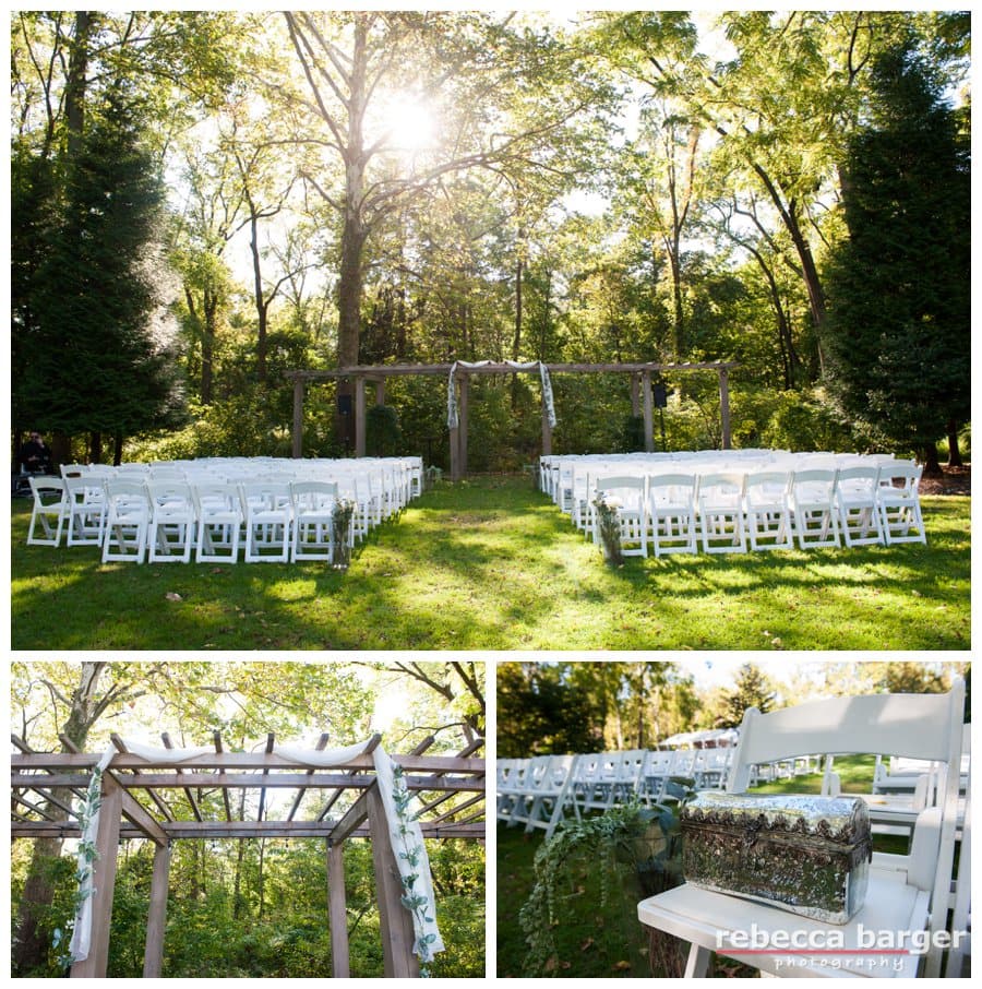 Wedding ceremony location at Anthony Wayne House.