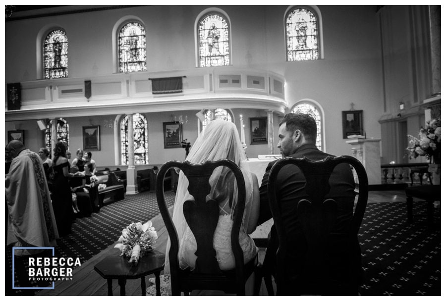 Gorgeous architecture at Old Saint Mary's, Dana & Michael's wedding!