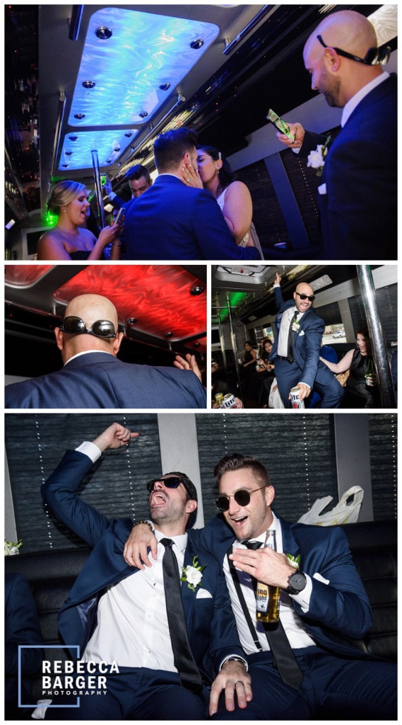 I love riding on the party bus to photograph this kind of party !