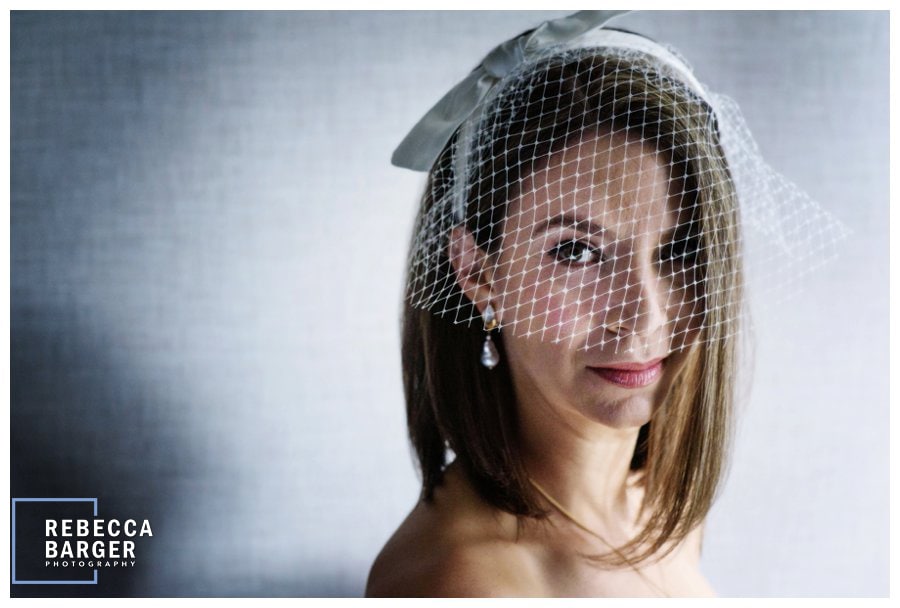 So beautiful in her birdcage, and ready do walk down the aisle!