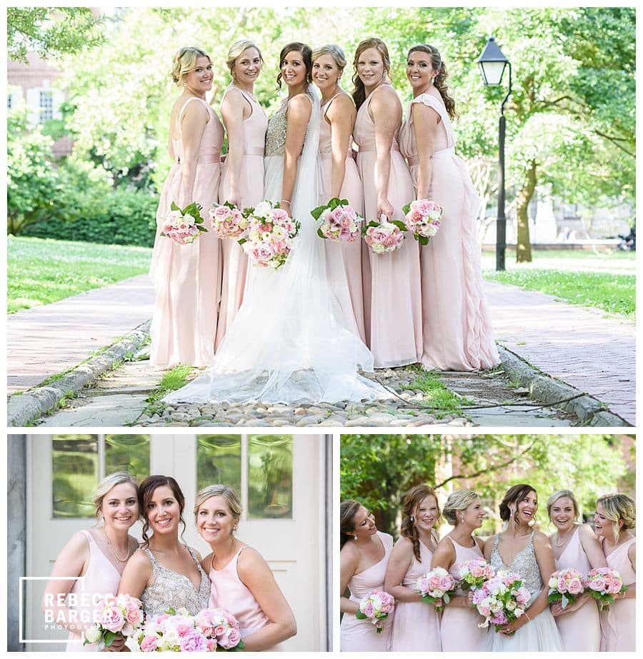 vera wang real wedding bridesmaids philly