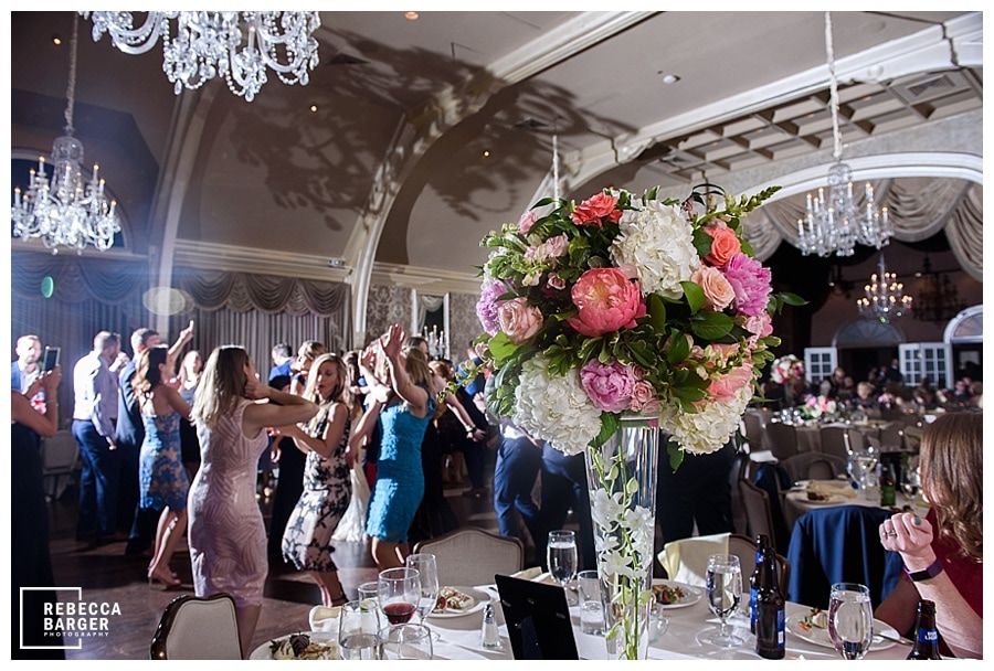 fleur de lis floral table decor philadelphia 