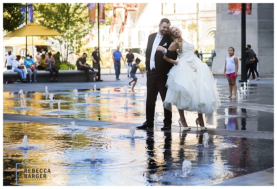 Dilworth Park plaza wedding